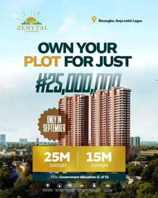 Residential Land with C of O, Zenytal Gardens: Pathway to Premium Land Ownership, Ibeju Lekki, Lagos, Residential Land for Sale