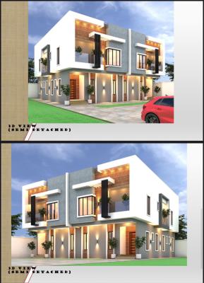 Newly Built 4 Bedrooms Semi Detached Duplex with Bq, Ogba, Ikeja, Lagos, Semi-detached Duplex for Sale
