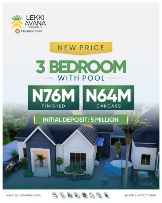Estate with a Swimming Pool, Elerangbe, Ibeju Lekki, Lagos, Detached Bungalow for Sale