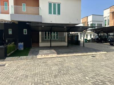 Well Finished 4 Bedroom Terrace Serviced Duplex, Cyberville Estate Besides Victoria Bay 3 Nike Art Gallery, Ikate, Lekki, Lagos, Terraced Duplex for Rent