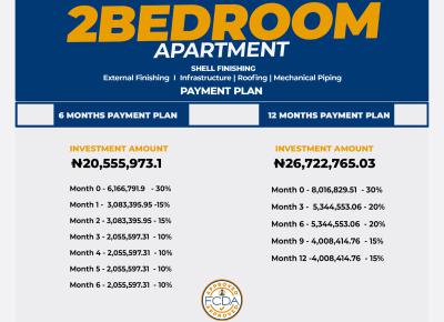 Luxury 2 Bedroom Apartment with Excellent Facilities, Mshel Pine Court, Wasa, Apo, Abuja, Flat / Apartment for Sale