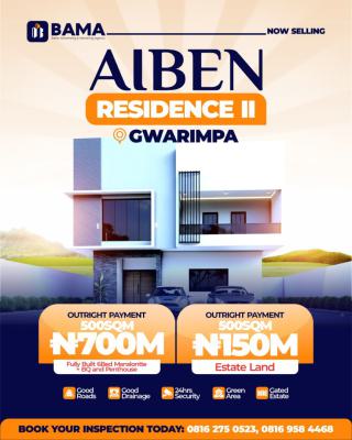 Fully Built 6 Bedroom Luxury Mansion Or Prime Plot 500sqm, Residence 2, Gwarinpa, Abuja, Detached Duplex for Sale