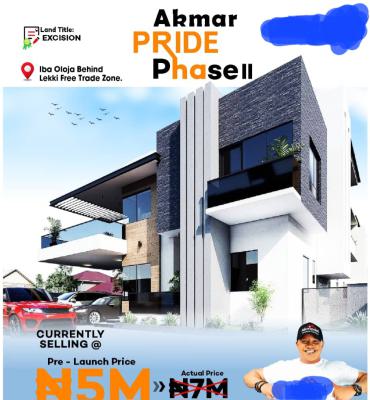 100% Dry Land with Instant Allocation, Akmar Pride Located Behind Lekki Free Trade Zone Iba Oloja, Ibeju Lekki, Lagos, Mixed-use Land for Sale