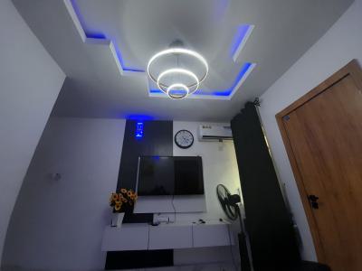 One Bedroom Apartment Luxury Decor Mood Lighting and Netflix for You, Near Shoprite Mall Lounges and Mins to Stadium and Eko Bridge Access, Surulere, Lagos, Flat / Apartment Short Let