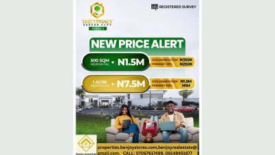 The Legacy Garden City Phase-2 1 Acre, Imota Ikorodu, Ikorodu, Lagos, Land for Sale