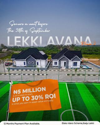 Lekki Avana Phase 2, Own & Live The Resort Live ( 3 & 4 Bedroom Bungalow + Pool) 5m Deposit, Eleranigbe, Ibeju Lekki, Lagos, Detached Bungalow for Sale