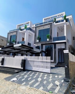 Fully Automated 5 Bedroom Fully Detached Smart Home Triplex, Lekki County Homes, Ikota, Lekki, Lagos, Detached Duplex for Sale
