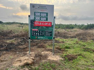 Affordable Land with C of O in a Prime Location, Fountain Residence Omolewewe, Ibeju Lekki, Lagos, Commercial Land for Sale