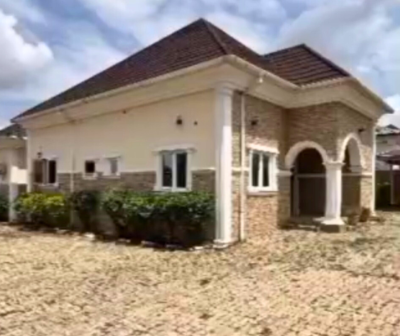 Newly Built & Well-finished 3-bedroom Bungalow with B/q, Efab Estate, Lokogoma District, Abuja, Detached Bungalow for Rent