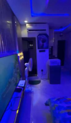 a Monthly Studio with Bed, Ac, Tv, Wardrobe, 24 Hours Electricity, Abule Oja, Yaba, Lagos, Self Contain (single Rooms) for Rent
