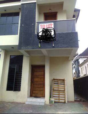 Facing Major Road 4 Bedrom Duplex Semi Detached with Bq Self Compound, Chevron Alternatives Lekki, Lekki, Lagos, Semi-detached Duplex for Rent