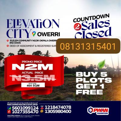 Buy 5 Plots and Get 1 Free in Ngor Okpala, Elelem Community, Ngor Okpala, Imo, Mixed-use Land for Sale