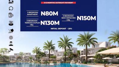 Paradiso Grand Apartments & Terraces -- Luxury Homes, Emerald Lakeview Phase 4, Beachwood Estate, Bogije, Ibeju Lekki, Lagos, Semi-detached Duplex for Sale