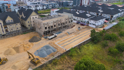 Olivia Square - 3 Bedrooms Maisonettes with Bq, Creeklane Estate, By Pinnock Beach, Osapa, Lekki, Lagos, Flat / Apartment for Sale