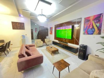 Furnished 4 Bedroom Semi Detached Duplex with Bq, Oba Musa Estate, Agungi, Lekki, Lagos, Semi-detached Duplex for Rent