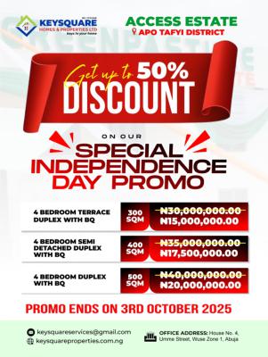 Buildable and Livable Estate Plot, Access Estate Apo Tafyi District, Apo, Abuja, Residential Land for Sale