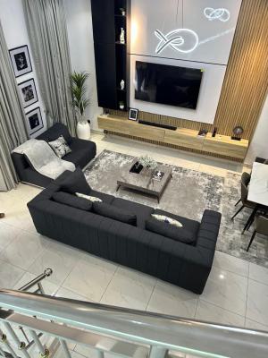 Luxury Fully Furnished 4 Bedroom Duplex, Orchid, Lekki, Lagos, House for Rent