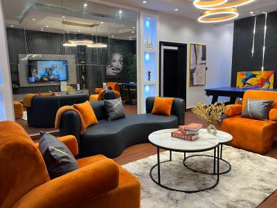 Luxury 3 Bedroom Apartment with Swimming Pool, Snooker and Ps5, Lekki, Lekki Phase 1, Lekki, Lagos, Flat / Apartment Short Let