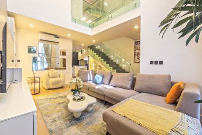 Luxury 2 Bedroom Maisonette with Ps5, Off Admiralty Way, Lekki Phase 1, Lekki, Lagos, Flat / Apartment Short Let