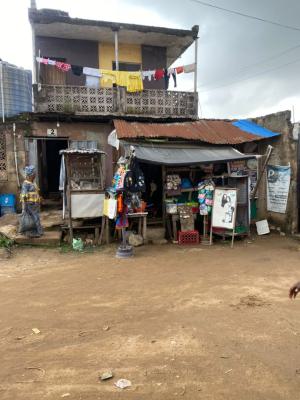 a Storey Building on a Corner Piece Land Measuring 200sqm, Sawmill Ifako, Gbagada, Lagos, House for Sale