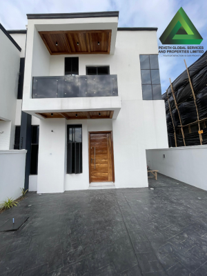 4 Bedroom Semi Detached Duplex with Bq, Chevron, Lekki, Lagos, Semi-detached Duplex for Sale