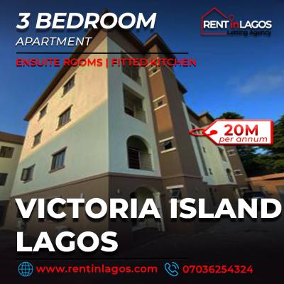 Luxury 3 Bedrooms Apartment, Giveaway Offer, Victoria Island (vi), Lagos, Flat / Apartment for Rent