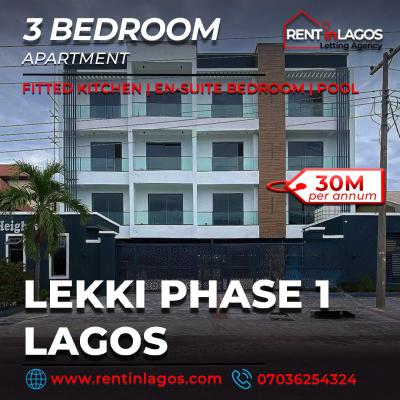 Luxury 3 Bedroom Apartment Giveaway Offer, Lekki Phase 1, Lekki, Lagos, Flat / Apartment for Rent