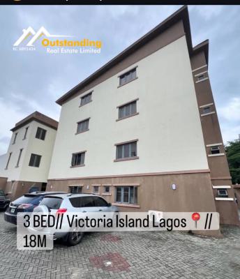 Spacious 3 Bedroom Apartment, Victoria Island (vi), Lagos, Flat / Apartment for Rent