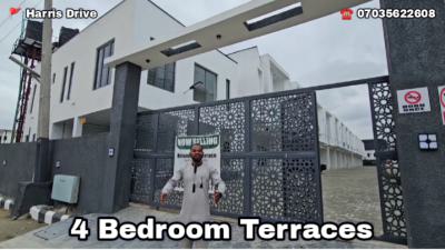 Luxury 4 Bedroom Smart Terrace Duplex with Gym and Pool Etc, Harris Drive Beside Vgc, Lekki, Lagos, Terraced Duplex for Sale