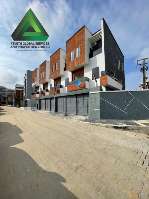 4 Bedroom Terrace Duplex with Bq, Lekki Phase 1, Lekki, Lagos, Terraced Duplex for Sale
