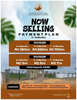 *signaturelink City Fast Selling *location Ilado ,off Omu Epe Road, Ilado,off Omu Epe Road-400k Initial Deposit, Epe, Lagos, Commercial Land for Sale