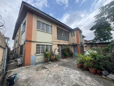 Land Measuring 934sqm with 4units of 3bedroom Flat and a Bungalow, Estate, Ilupeju, Lagos, Block of Flats for Sale