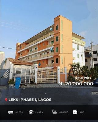 4-bedroom Maisonette with Bq, Lekki Phase 1, Lekki, Lagos, Terraced Duplex for Rent