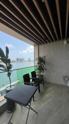 Waterfront Luxury 2bedroom Apartment with Boat Jetty Access, Ikoyi, Lagos, Flat / Apartment Short Let