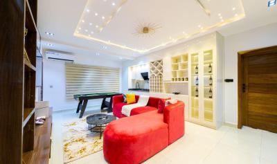 New Highrise 2 Bedroom with Ps5, Snooker Board and Pool, Lekki Phase 1, Lekki, Lagos, Detached Duplex Short Let