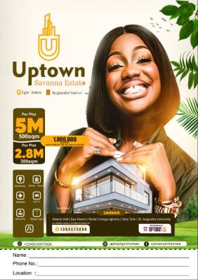 Experience Luxury Living at Uptown Savannah Estate, Epe, Lagos, Commercial Land for Sale
