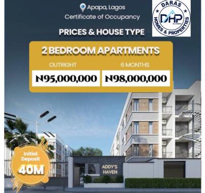 Modern 2bedroom Apartment ( Ongoing Project), Modern Apartment in The Heart of Pelewura, Apapa, Lagos, Flat / Apartment for Sale