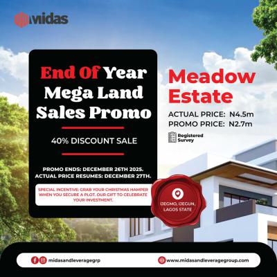 Mega Land Promo, Ijagemoz, Ijegun, Ikotun, Lagos, Residential Land for Sale