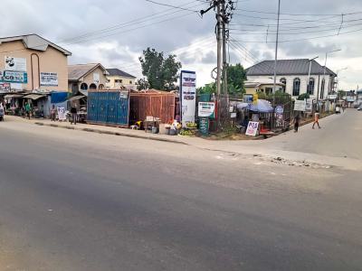 Commercial 4 Plots of Land Directly on a Major Road, Iwofe Road By Total Child Bus Stop, Port Harcourt, Rivers, Commercial Land for Sale