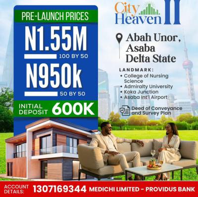 Mixed Use Land, City of Heaven 2.0 Asaba Opposite College of Nursing Science, Aniocha South, Delta, Mixed-use Land for Sale