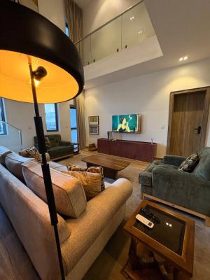 2 Bedroom Maisonette Apartment with Water-view, Alexa, 7th Floor, Elev, Lekki Phase 1, Lekki, Lagos, Flat / Apartment Short Let