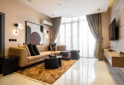 Gresidence Premium Three Bedroom Apartment ( Rosewood 2), Banana Island, Ikoyi, Lagos, Flat / Apartment Short Let