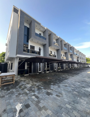 Fully Serviced 4 Bedroom Terrace Duplex with Bq, Victoria Island (vi), Lagos, Terraced Duplex for Rent