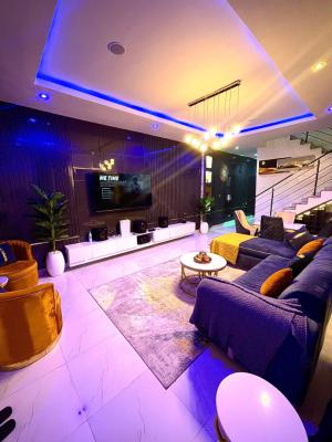 Serviced and Furnished 4 Bedroom Duplex, Chevron, Lekki, Lagos, Semi-detached Bungalow for Rent