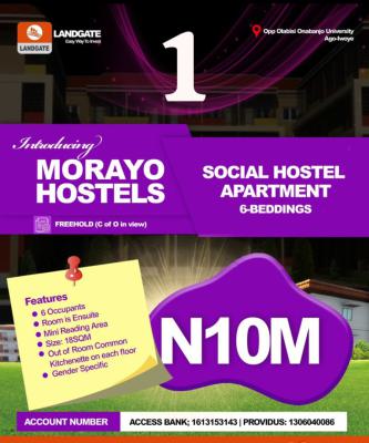 Morayo Hostel, Ilusan Road, Km 46, Ogun, Self Contain (single Rooms) for Sale