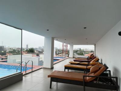 Premium 1 Bedroom Apartment with Rooftop Swimming Pool, Gym, Lekki Phase 1, Lekki, Lagos, Flat / Apartment Short Let