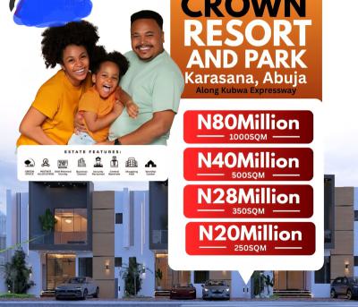 Affordable and Verified Dry Land, Crown Resort and Park Located Along Kubwa Expressway, Karsana, Abuja, Mixed-use Land for Sale