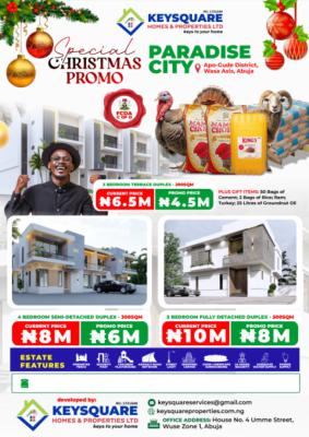 Keysquare Paradise Estate Land Banking Opportunity, Wasa Axis, Apo-gude Districts, Apo, Abuja, Residential Land for Sale