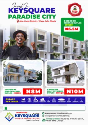 Land Banking Opportunity, Keysquare Paradise Estate, Wasa Axis, Apo - Gude Districts, Apo, Abuja, Residential Land for Sale
