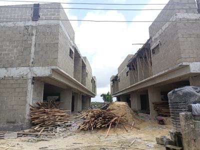 Contemporary 3 Bedroom Terraced Duplexes + Bq, High-tech Street, Behind Lbs, Olokonla, Ajah, Lagos, Terraced Duplex for Sale
